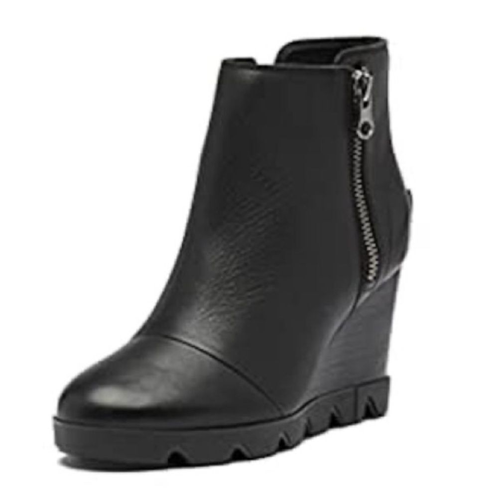 Sorel Women’s Joan Uptown Waterproof Zip Wedge Bootie size 9.5 - Picture 3 of 13